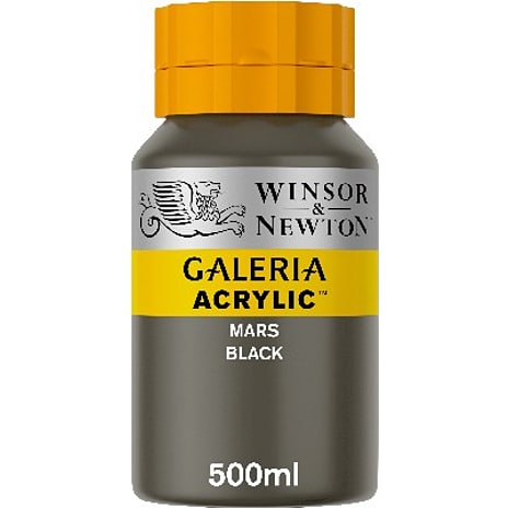 Galeria akrylmaling 500 ml - Mars Black