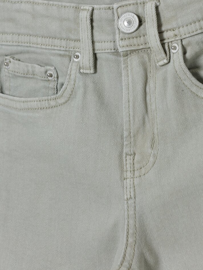 Calça jeans slim confortável - Verde claro