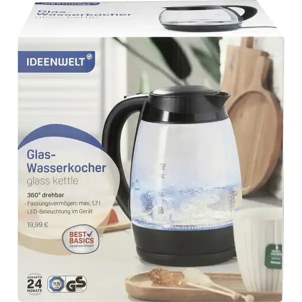Glas-Wasserkocher