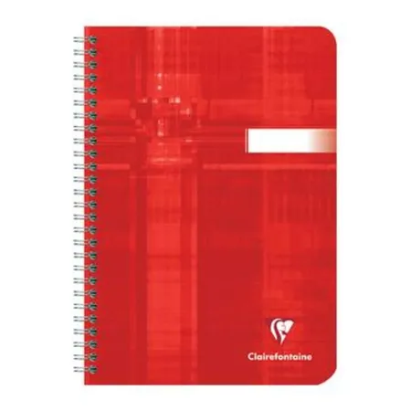 Clairefontaine Spiralbuch mit Doppelspirale DIN A5 14,8x21cm, 90 Blatt, 90g, kariert sortiert