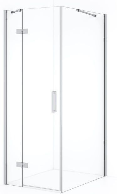 Diamond Douchecabine | 90x90 cm Chroom Helder glas Draaideur Vierkant