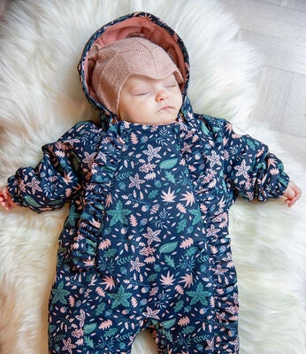 Petite Chérie Atelier Aurora Babydress, Night Sky Print