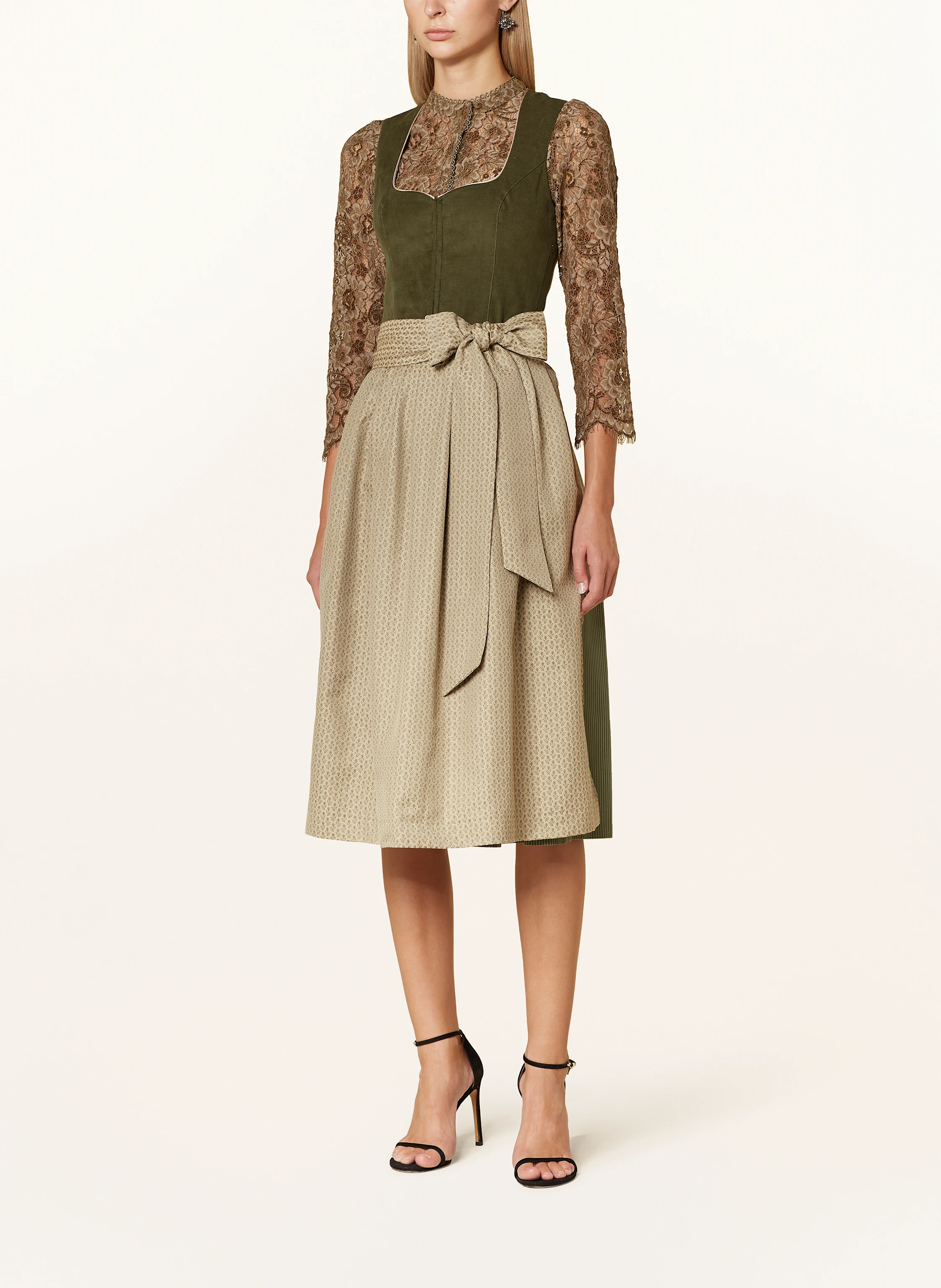 KRÜGER Dirndlbluse aus Spitze mit 3/4-Arm