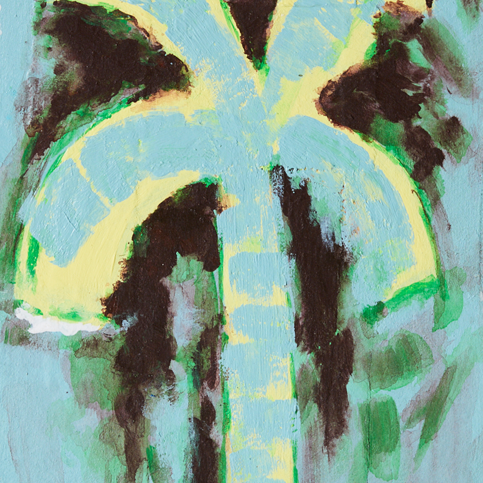 Schilderij Pocket exhibit Palmate 20x16 cm