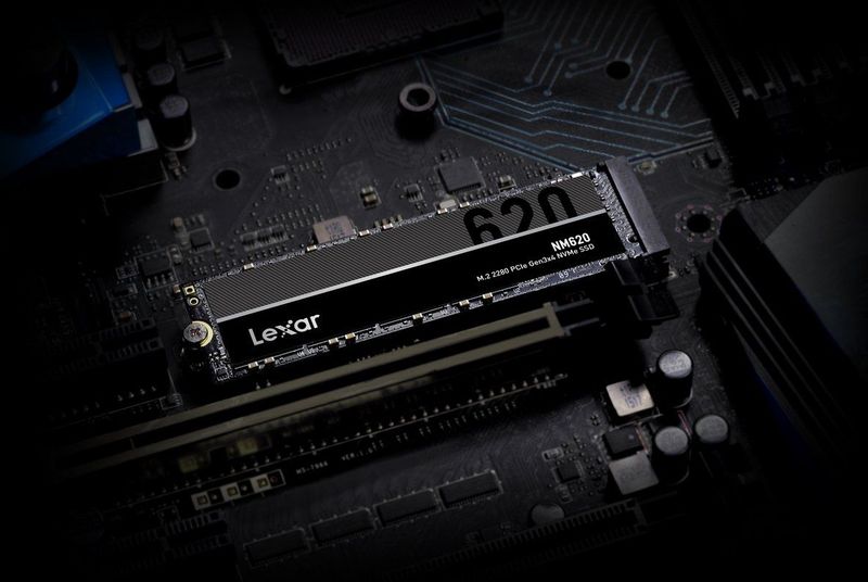 Lexar NM620 SSD 512GB - NVMe - M.2 - PCIe Gen3x4