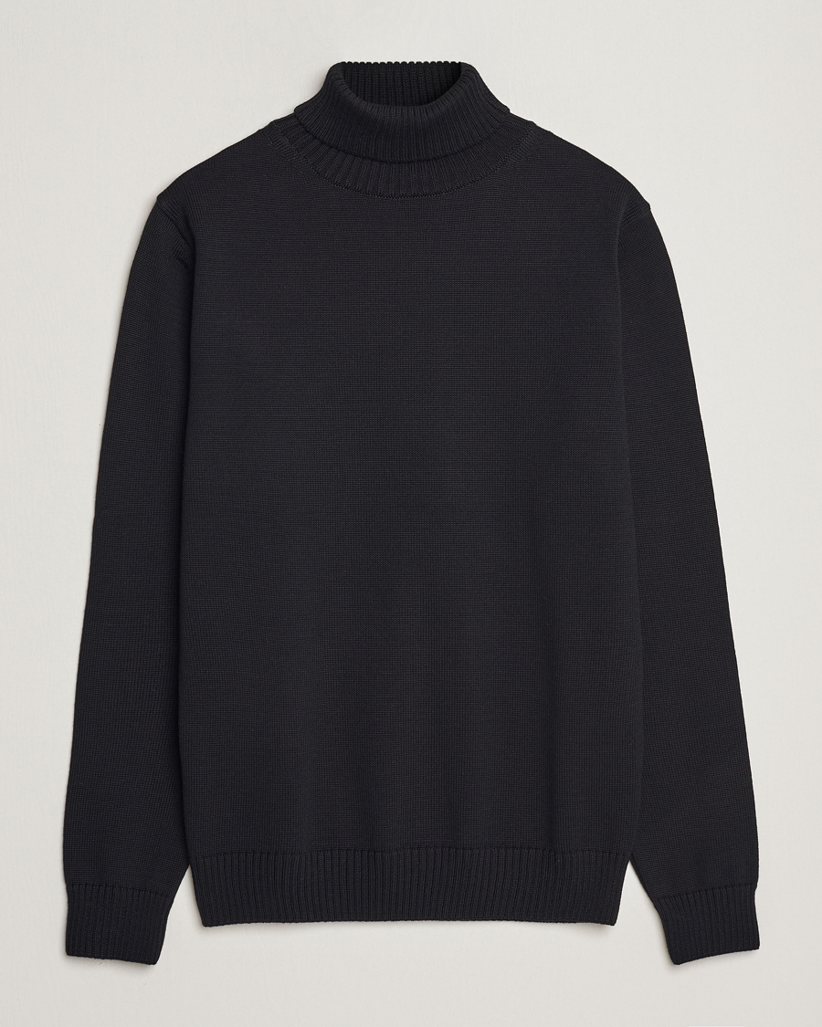 Stenströms Chunky Merino Rollneck Black