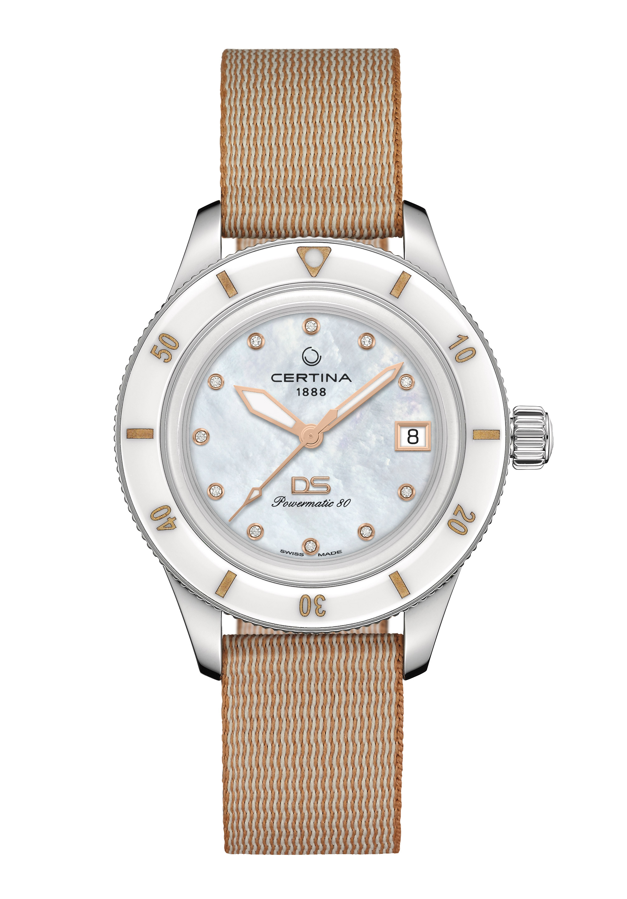 Certina DS PH200M Powermatic 80 Damenuhr C036.207.18.106.00