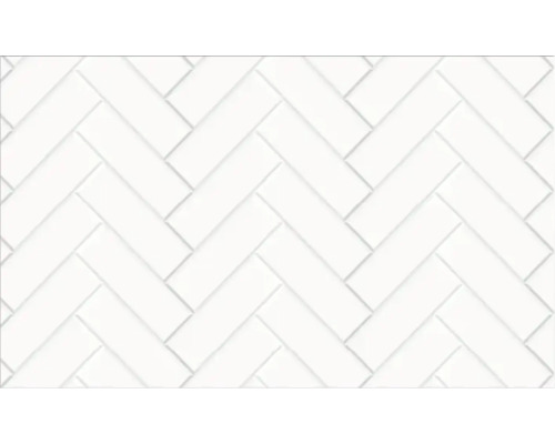 Keukenachterwand mySpotti Profix Visgraattegels Wit 100 x 60 cm PX-10060-1918-HB