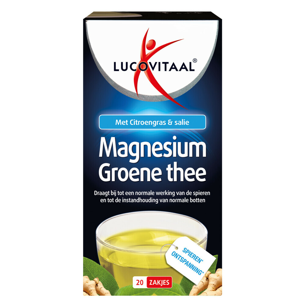 3x Lucovitaal Thee Magnesium20 stuks