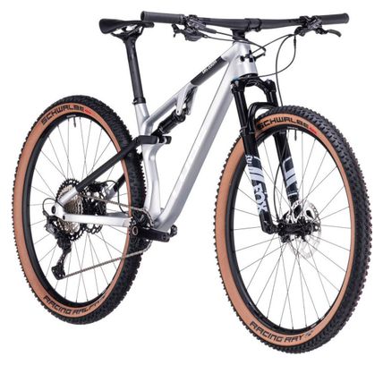 VTT Tout-Suspendu Cube AMS Zero99 C:68X Race 29 Shimano XT 12V 29'' Argent