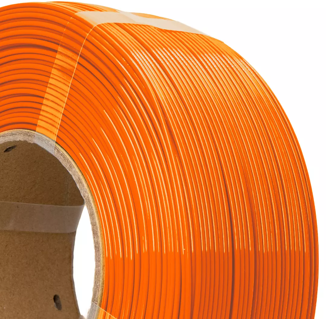 AzureFilm  PETG Hyper Speed Refill Orange, 1,75 mm / 1000 g    Universal Filament ohne Spule