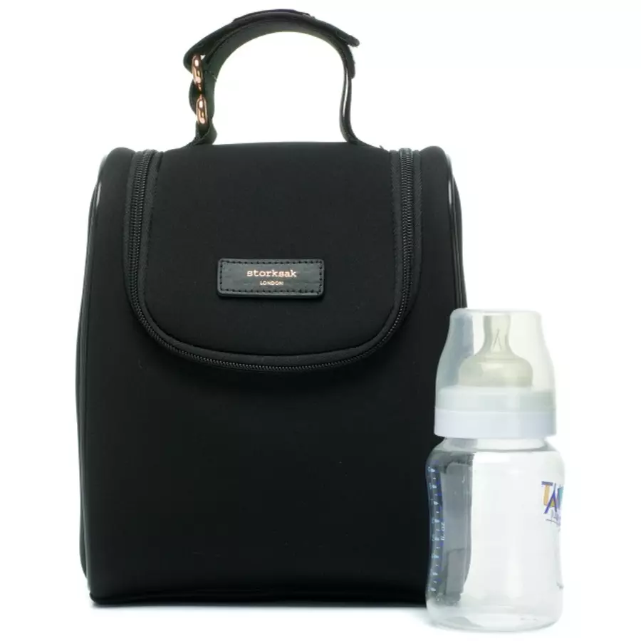storksak Wickelrucksack Poppy Luxe Black Scuba