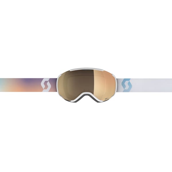 Masque de ski SCOTT FAZE II LS WHITE/SOFT PINK LIGHT SENSITIVE BRONZE CHROME