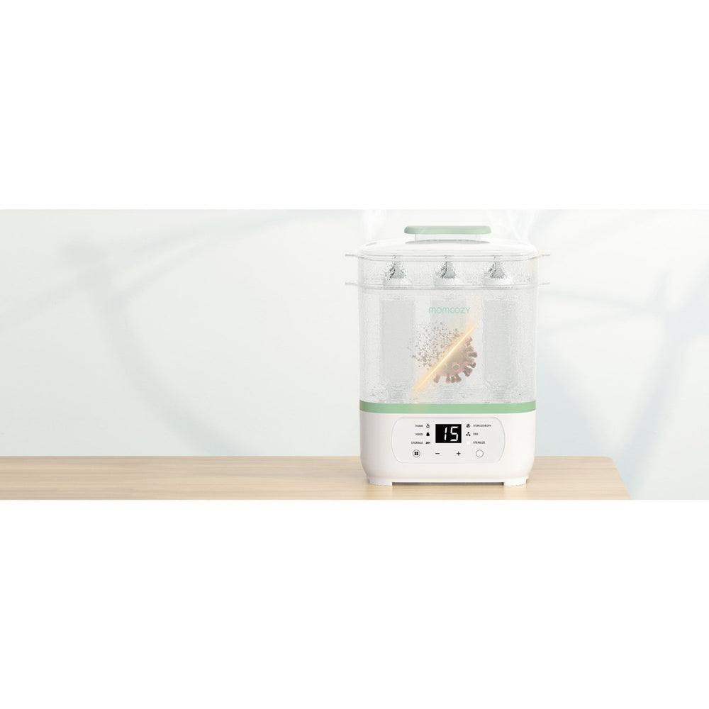 Køb Momcozy 8-in-1 Elektrisk Damp Baby Flaske Sterilisator