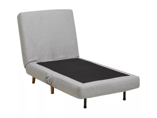 Adron - Fauteuil convertible lit 1 place : Couleur - Gris clair