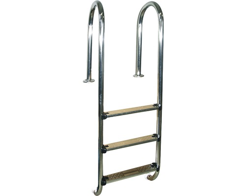 Weka RVS inhaakladder, 175 cm hoog
