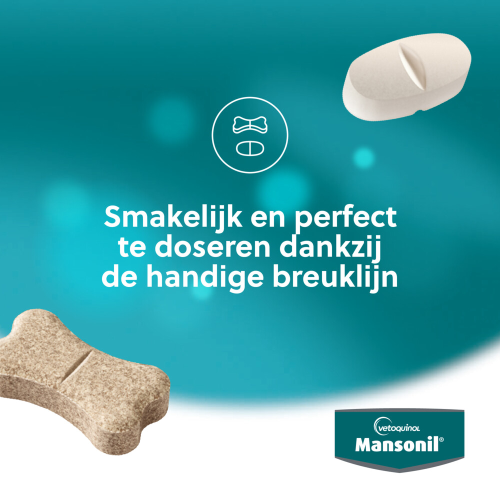Mansonil All Worm Ontworming Tabletten Hond vanaf 2,5 kg6 stuks