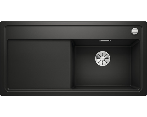 Blanco ZENAR XL 6 S spoelbak, 1000 x 510 mm, zwart, 526062, kom rechts