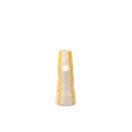 Villa Collection Næb Og Øjenvipper Vase, Gul