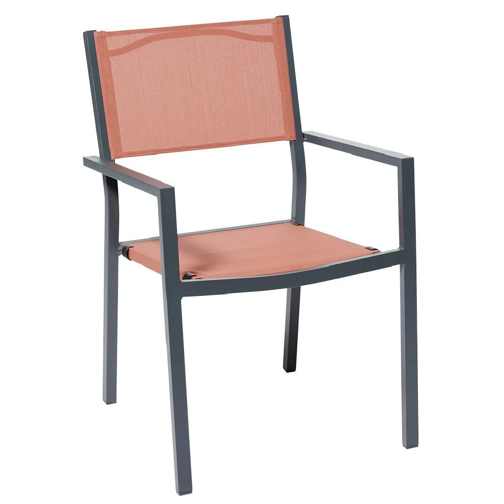 Fauteuil de jardin Oslow aluminium bicolore