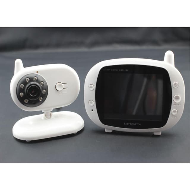 2.4G Digital trådløs 3,5 tommer farve LCD babymonitor 5m Night Vision SP850