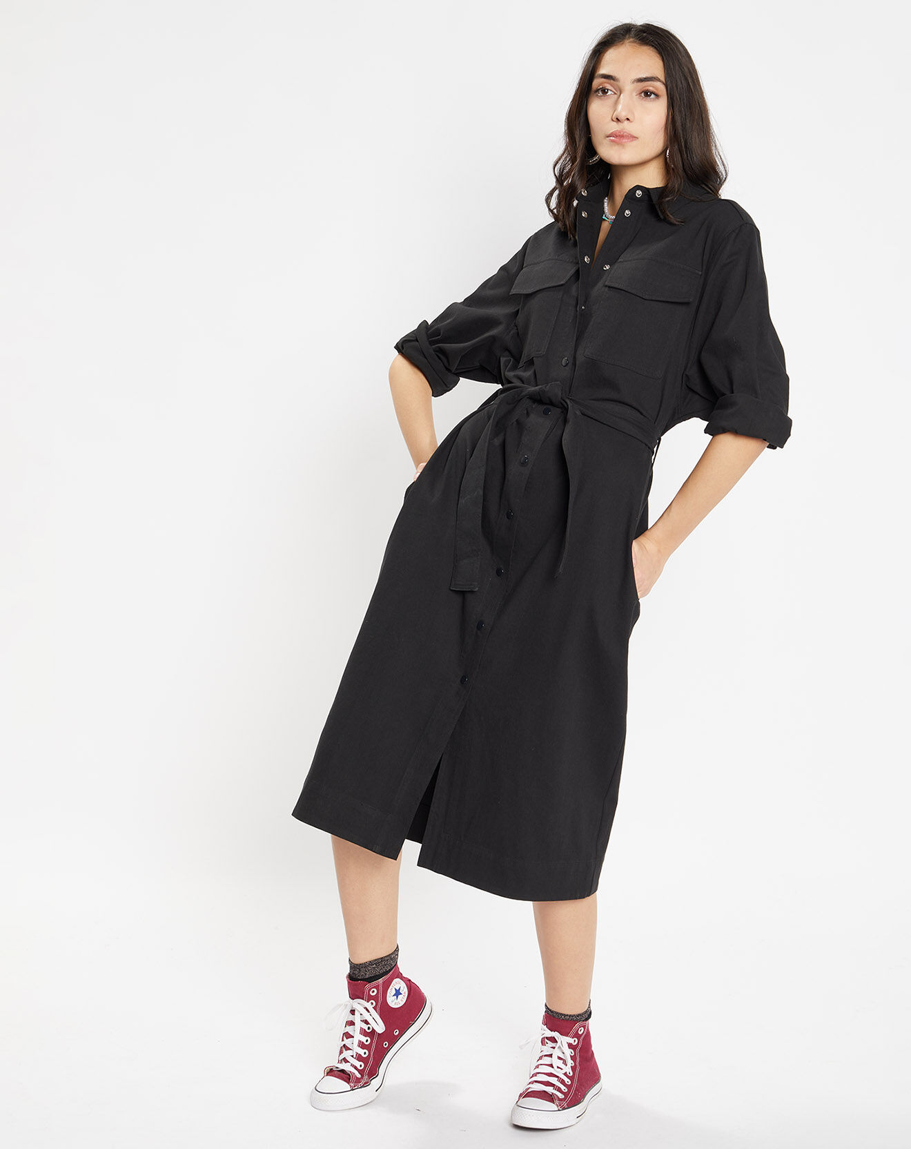 Galeries Lafayette Robe light Clover noire