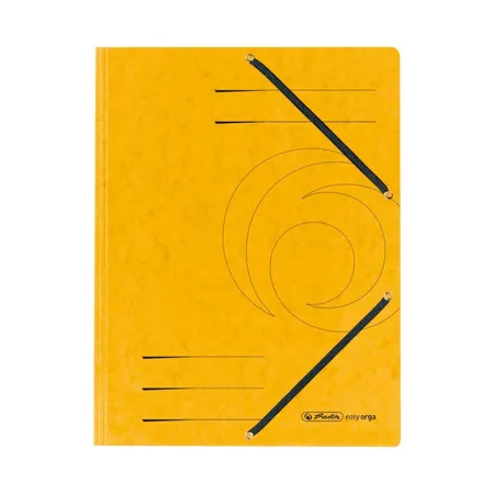 Herlitz Eckspannermappe easyorga, DIN A4, gelb