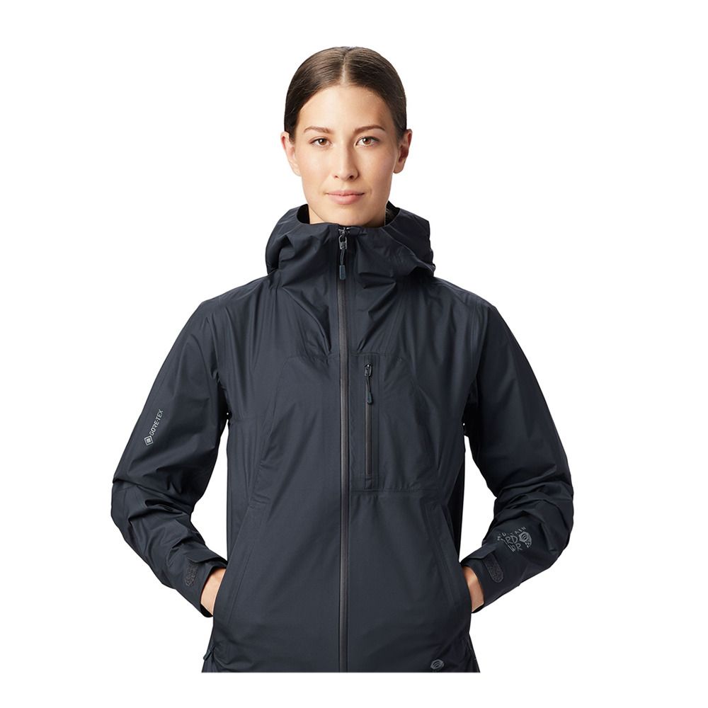 Mountain Hardwear EXPOSURE2 GTX - Veste Femme dark storm