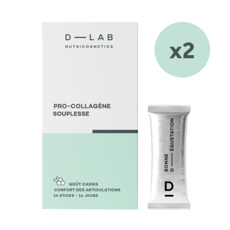 D-LAB NUTRICOSMETICS Sticks pro-collagène Souplesse 14 jours x2