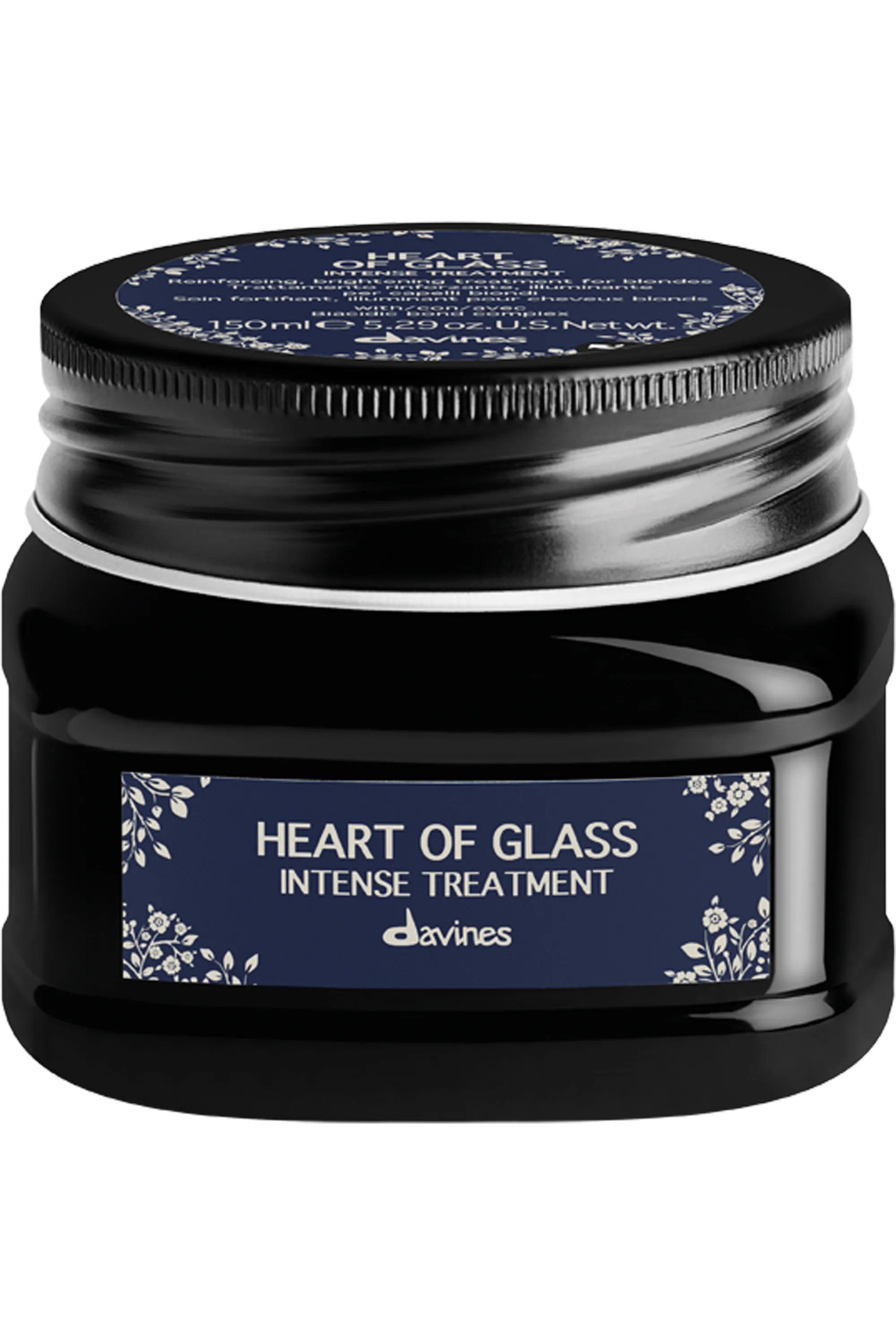 Davines Traitement intense pour cheveux blonds Heart of Glass-150 ml