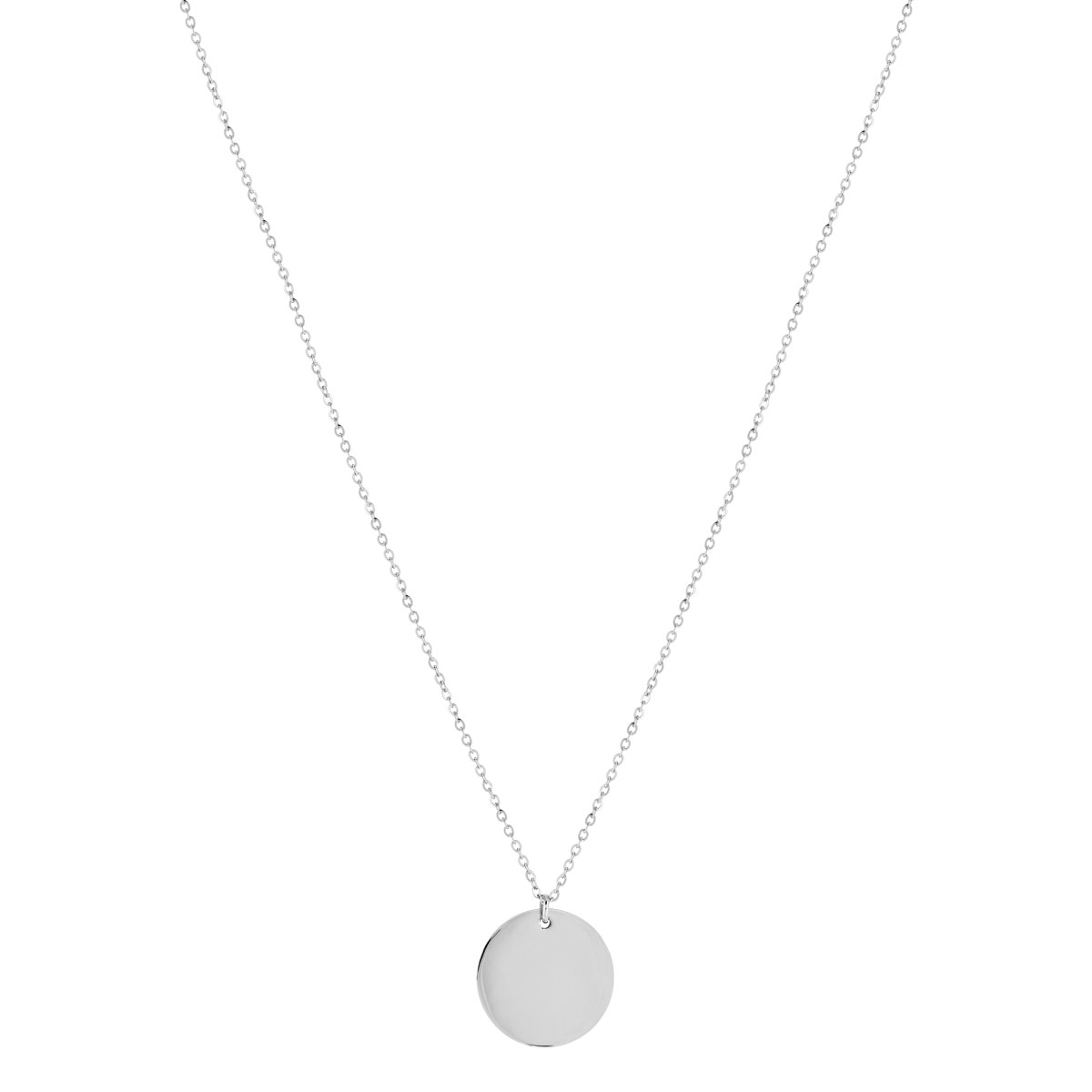Collier acier maille forçat 50 cm
