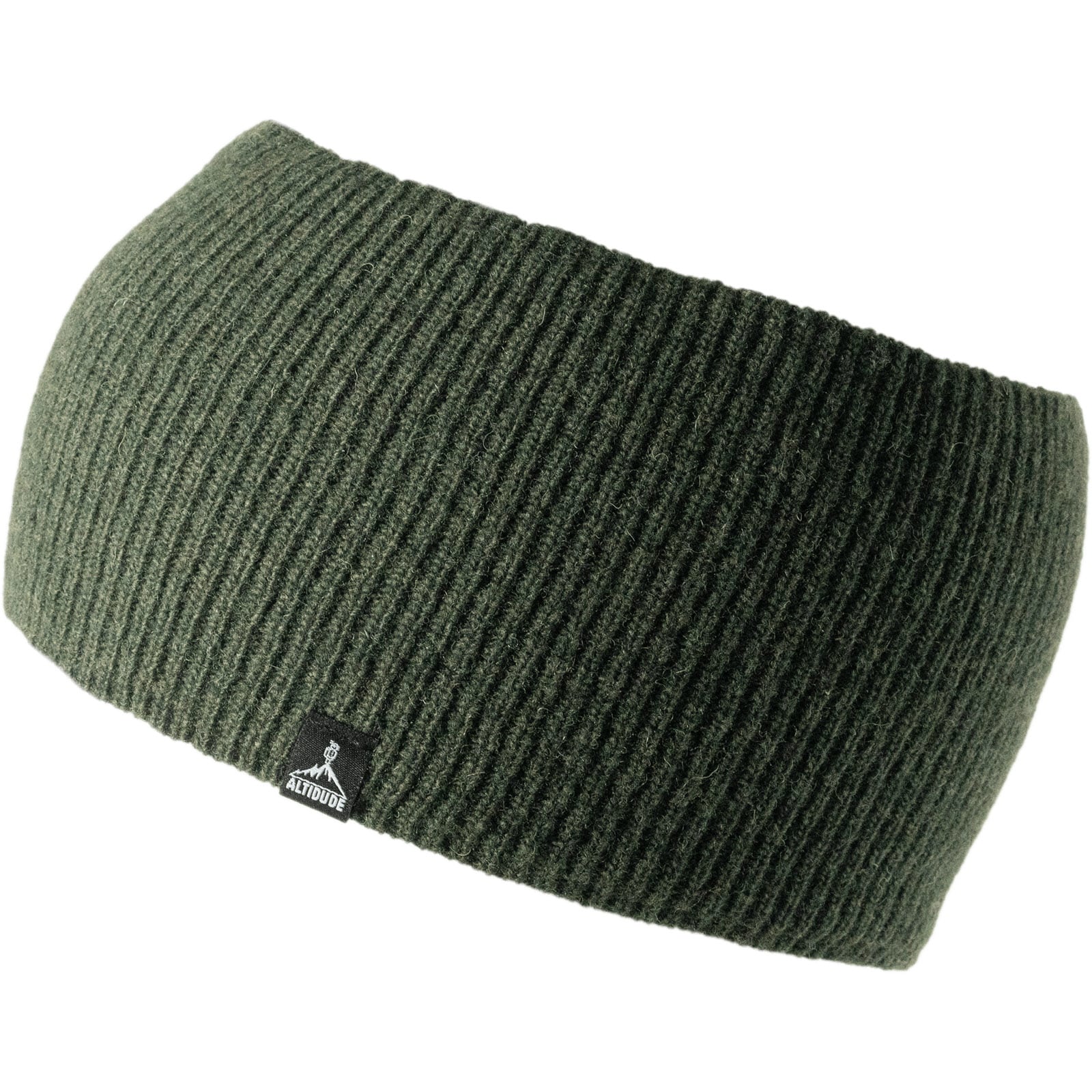 ALTIDUDE Merino Stirnband Hermit Ripp Strick Kopfband Ohren Schützer Lamm Wolle Farbe: sand