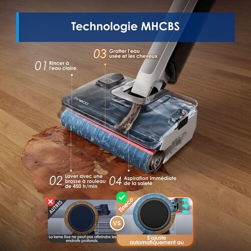 Aspirateur laveur Tineco Tineco Floor One I7 Fold Premium