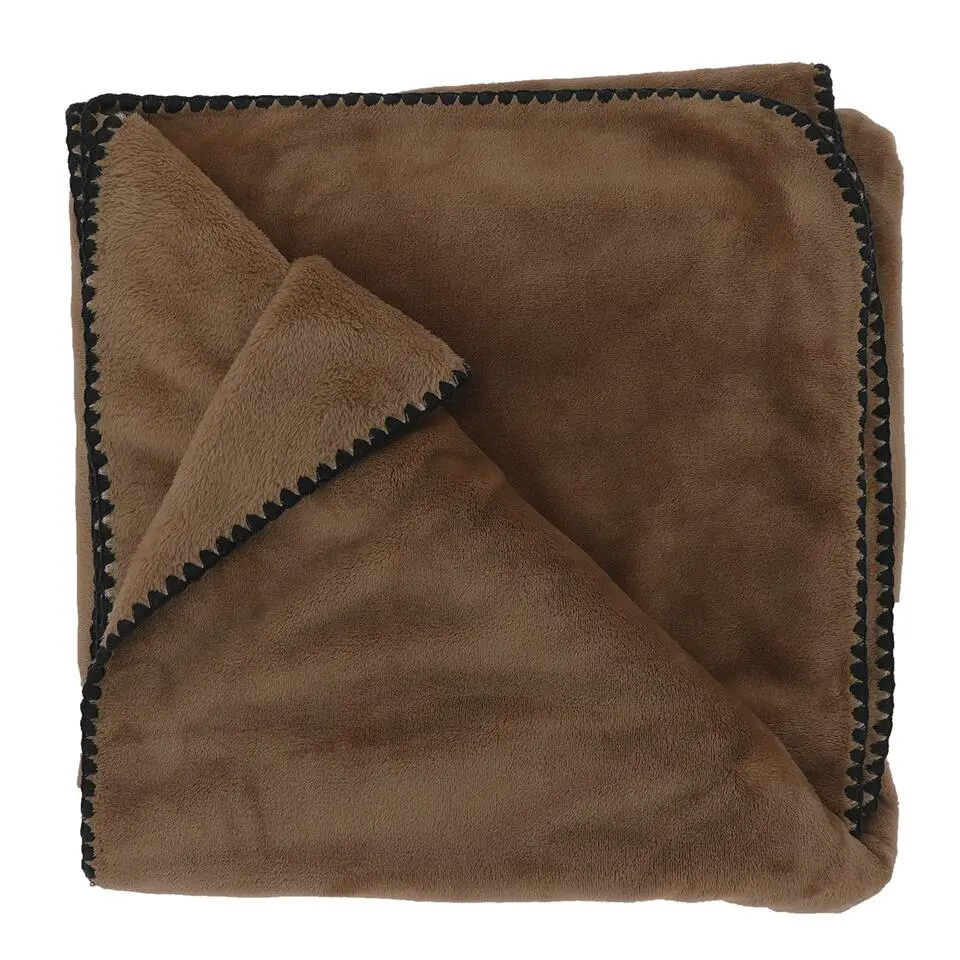 Unique Living - Plaid Jade 140x180cm - Rocky Brown