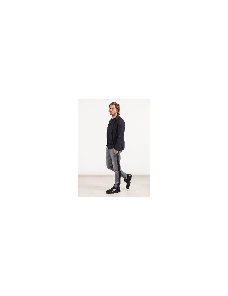 HBT DENIM CHIC | CHRIS BAND PANTALON HOMME GRIS