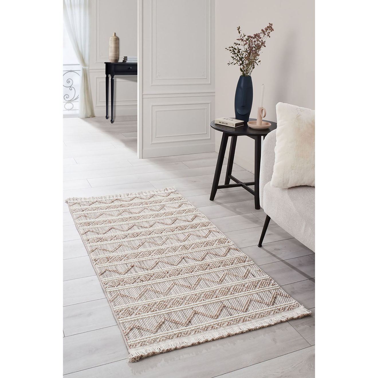 Nazar Rugs Tapis Bali 731 beige - 160x230 cm