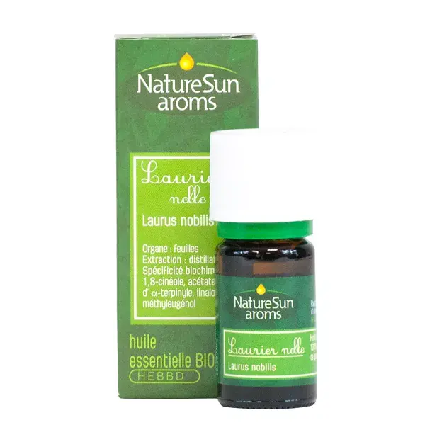 Óleo Essencial de Louro Orgânico NatureSun Aroms 5ml