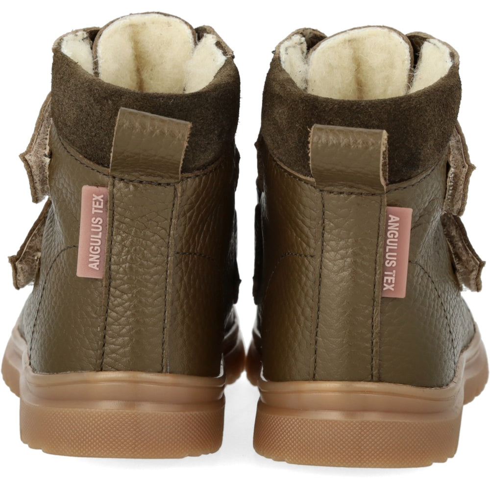 Køb Angulus Dark Olive/Forrest Begynder TEX-støvle Med Blødt Merino Uldfoer