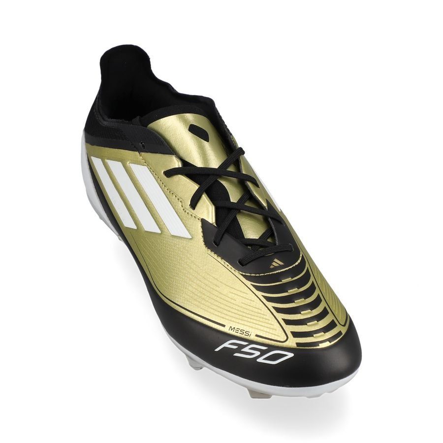 adidas F50 Messi Pro FG Triunfo Dorado - Doré/Blanc/Noir Enfant