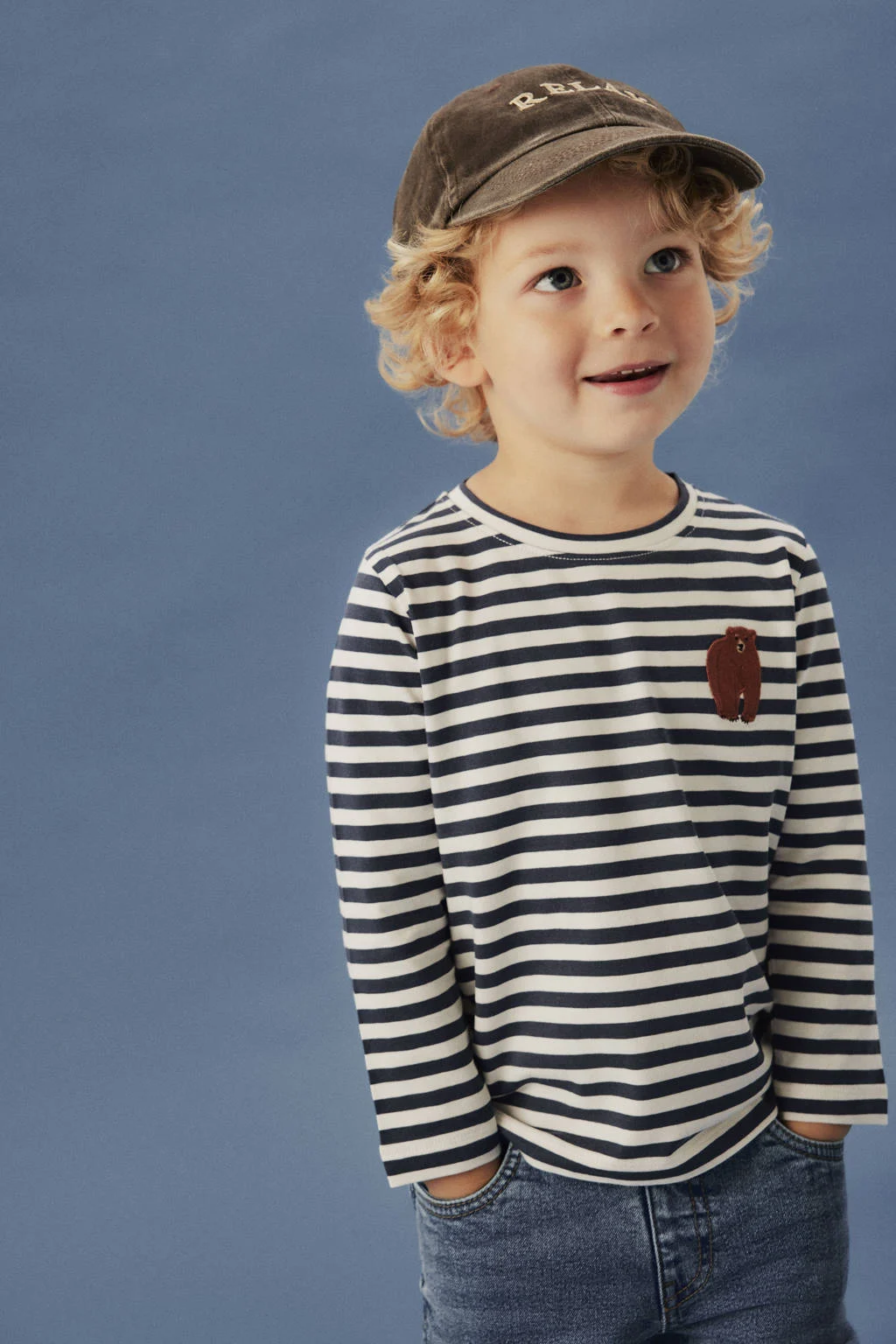 NAME IT MINI longsleeve donkerblauw