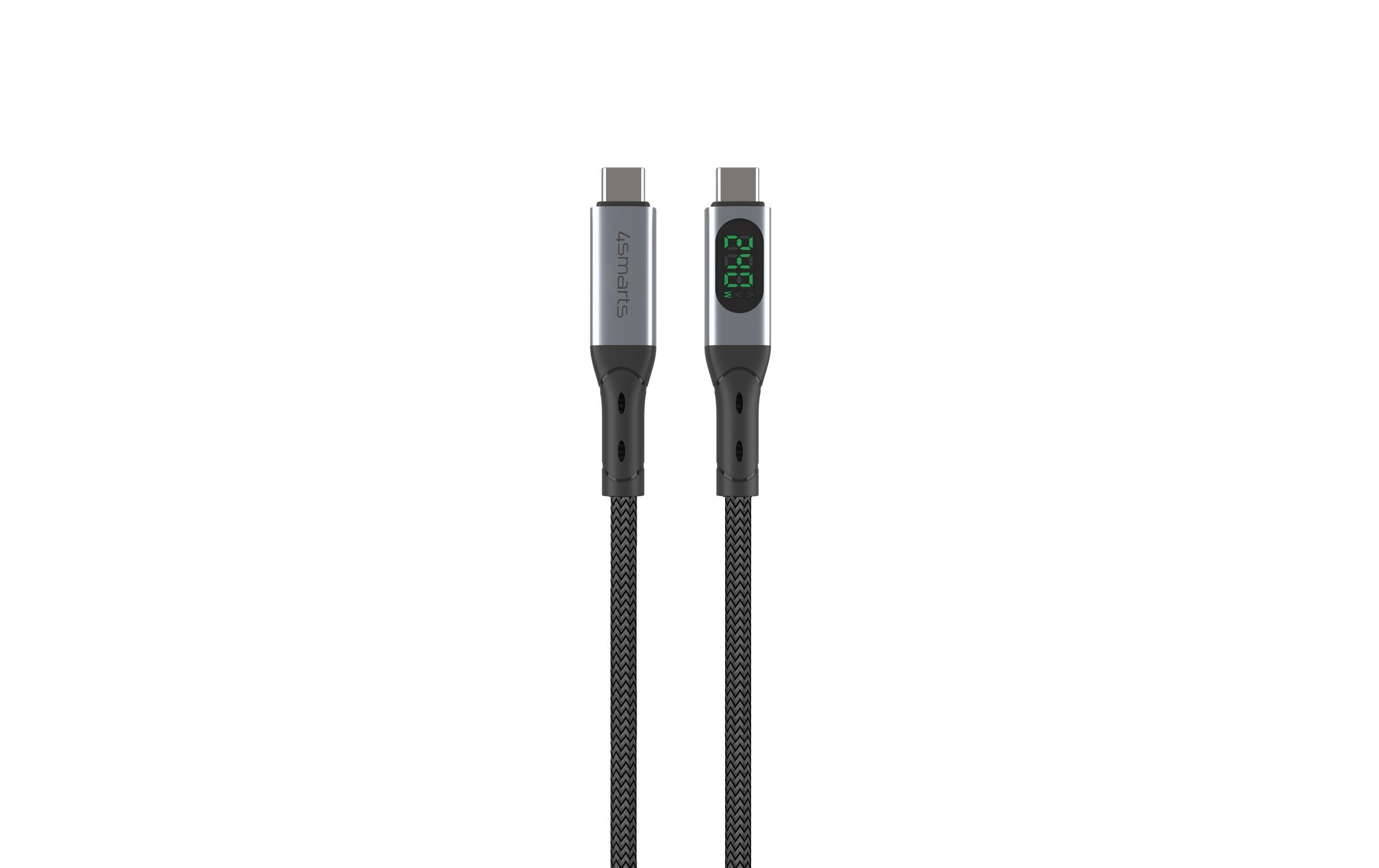 USB4-Kabel DigitCord Enterprise 240W USB C - USB C 1.5 mUSB-C auf USB-C Lade- und Datenkabel