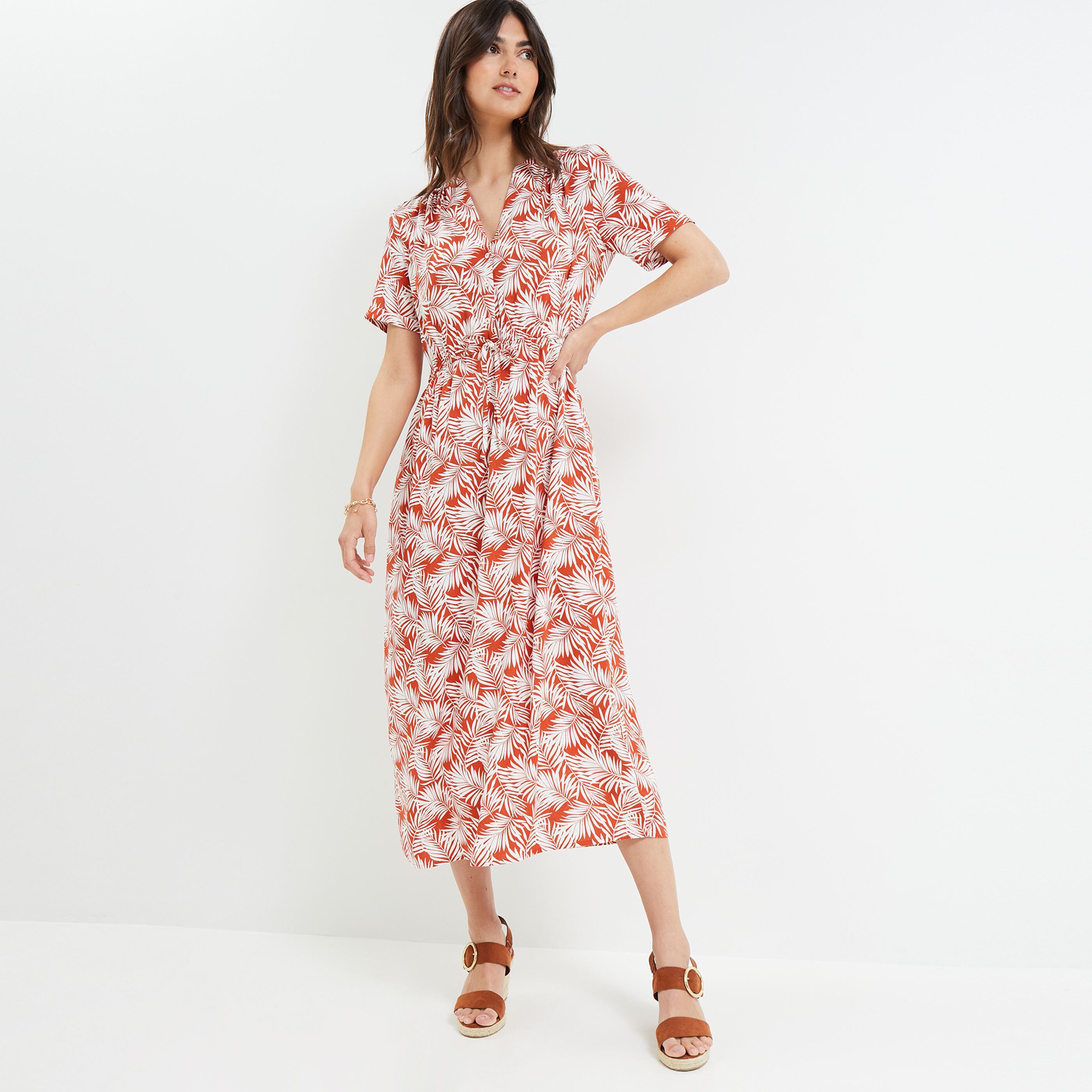 Robe longue femme - CAMEL