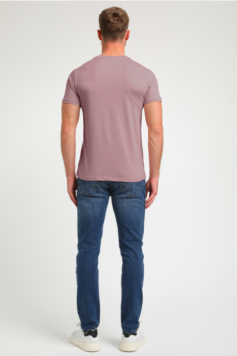 Gabbiano roze heren t-shirt