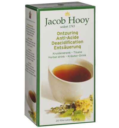 Jacob Hooy Ontzuringsthee (20 stuks)