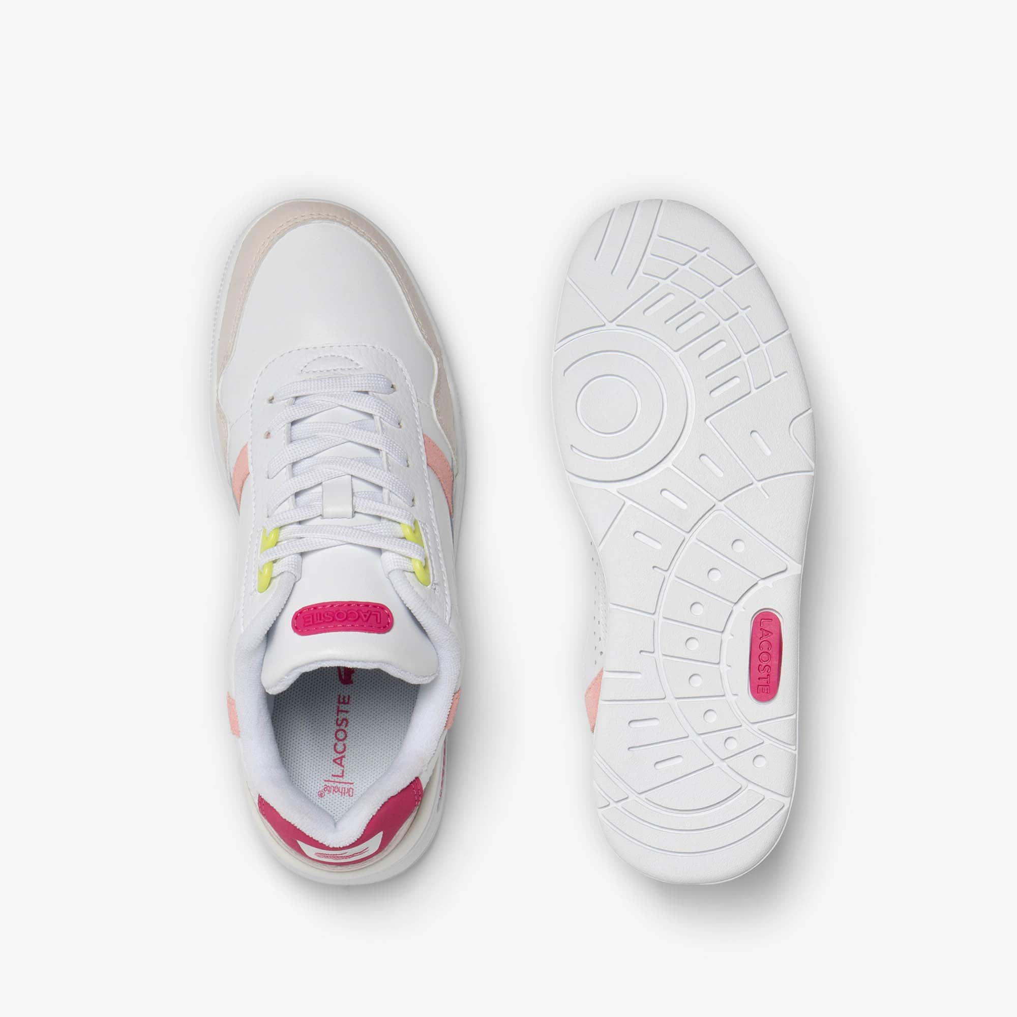 Sneakers T-Clip femme en cuir Sneakers - Blanc - Lacoste - Femme
