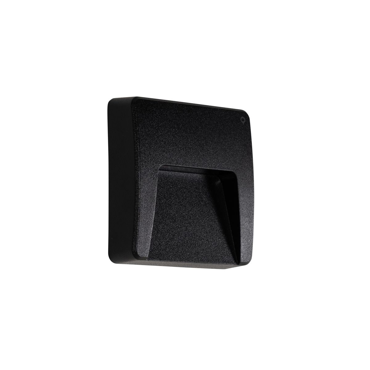 Buiten wandlamp zwart vierkant incl. LED IP65 - Gem