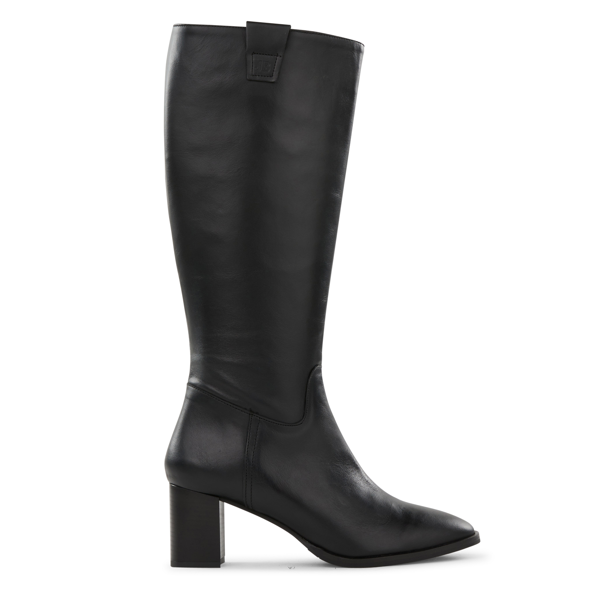 JIMMIE - Bottes à talons en cuir | Noir