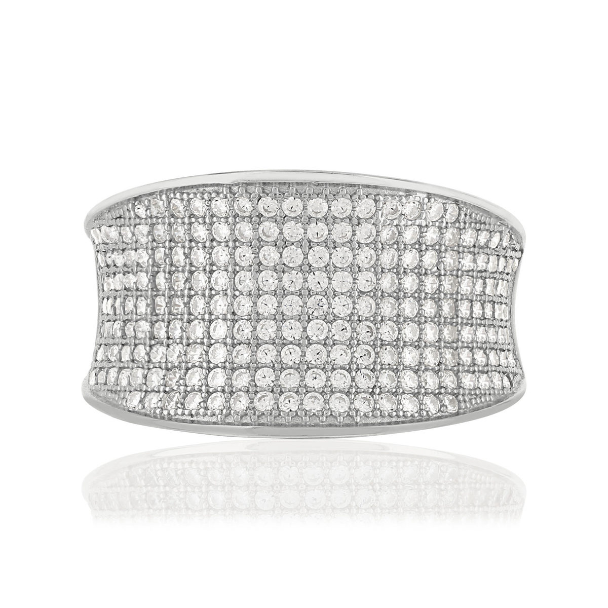 Bague argent 925 zirconias