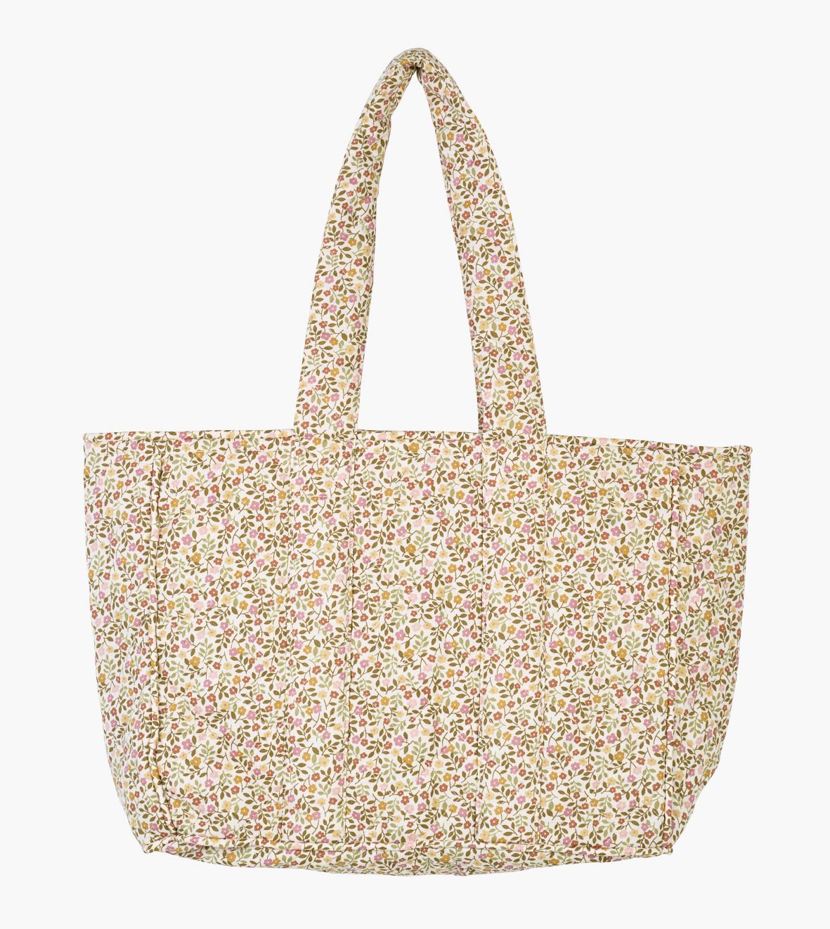 Liten totebag multi beige - 30x40 cm