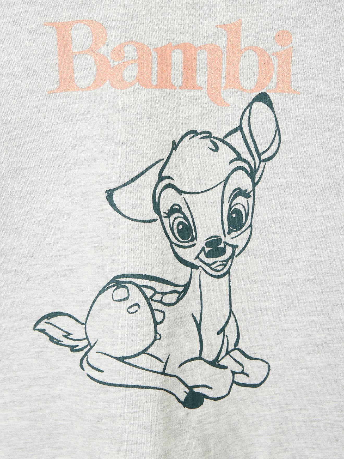 Moletom DS® Bambi, cinza médio, liso com estampas.